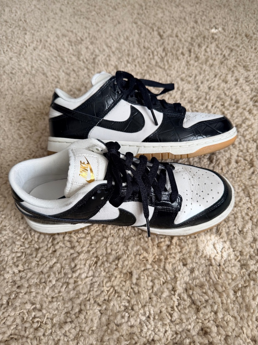 Nike Dunk Low LX 'Black Croc'